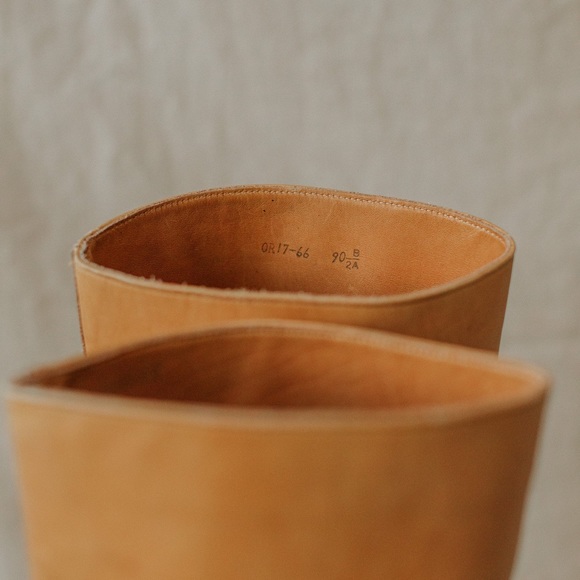 Knee High Camel Leather Boots Bally - Picture 6 of 10